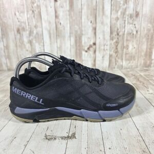 Merrell Bare Access Flex Womens Black Purple Trail Running Shoes J09652 Size 7.5